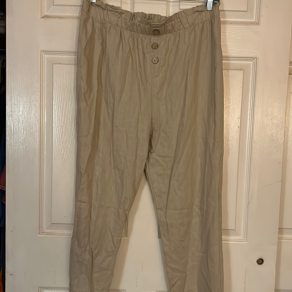 EUC Como Vintage paper bag pants
